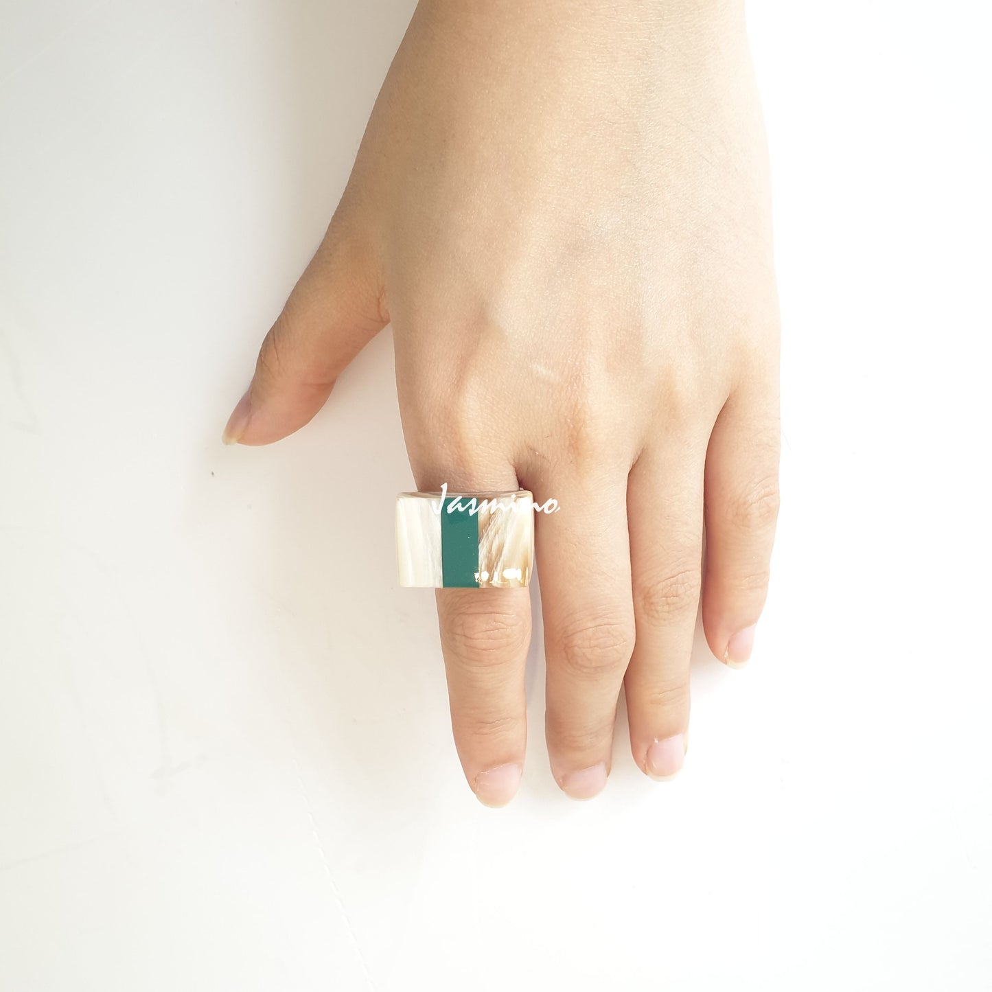 a horn handmade ring jewelry