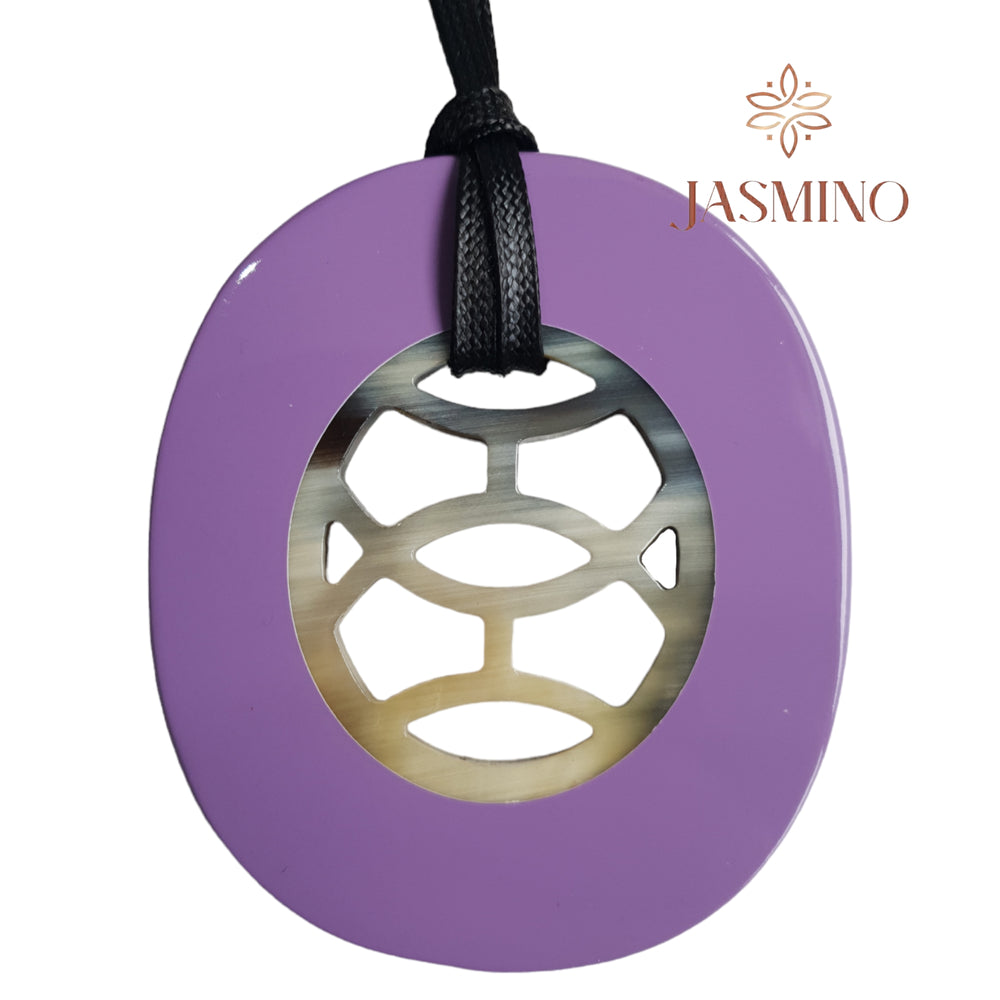 
                  
                    Handmade Pendant J17441, Made by Natural Buffalo Horn and Lacquer.
                  
                