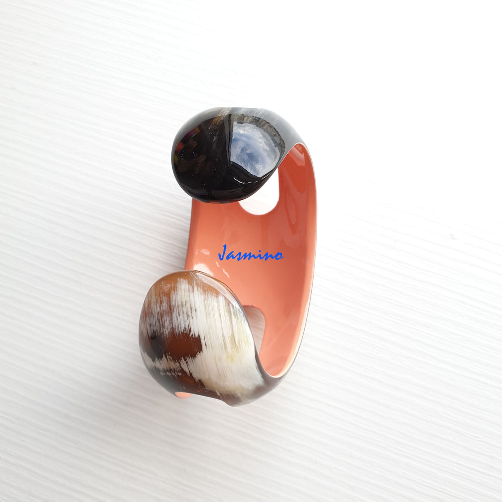 
                  
                    salmon bracelet in natural light, Unique gift for her 
                  
                