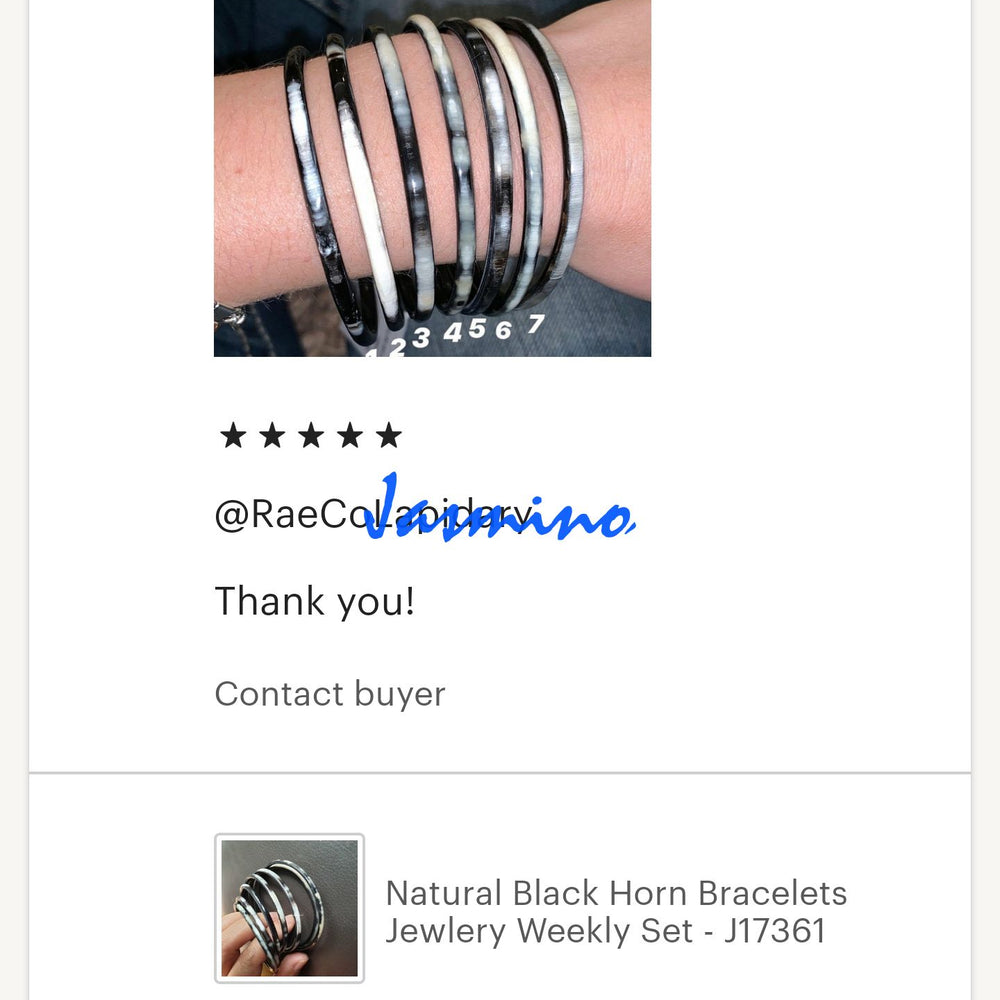 
                  
                    customers write good reviews for the horn jewelry and the best horn supplier
                  
                
