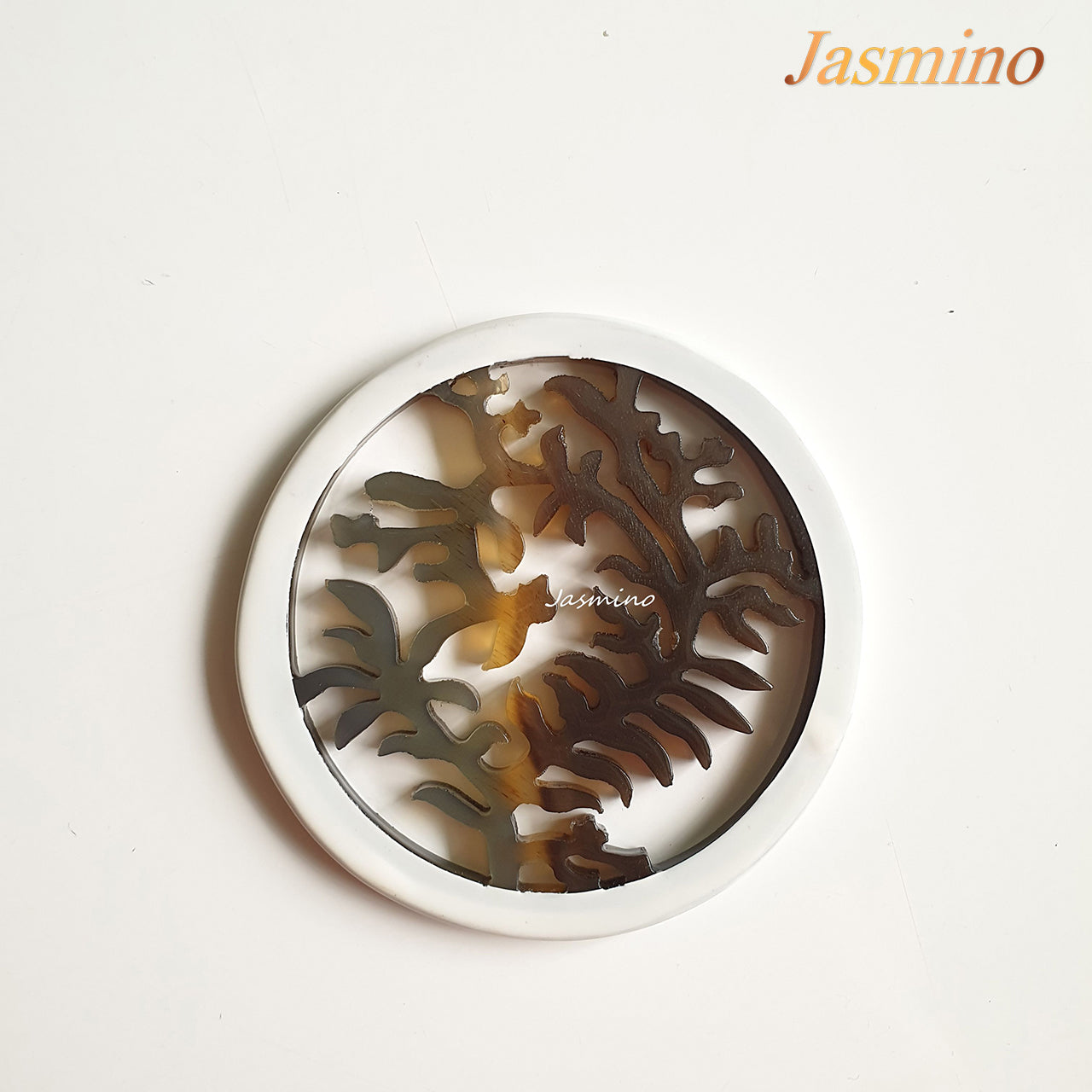 round sunlight pendant with unique pattern in natural light, Unique gift for her