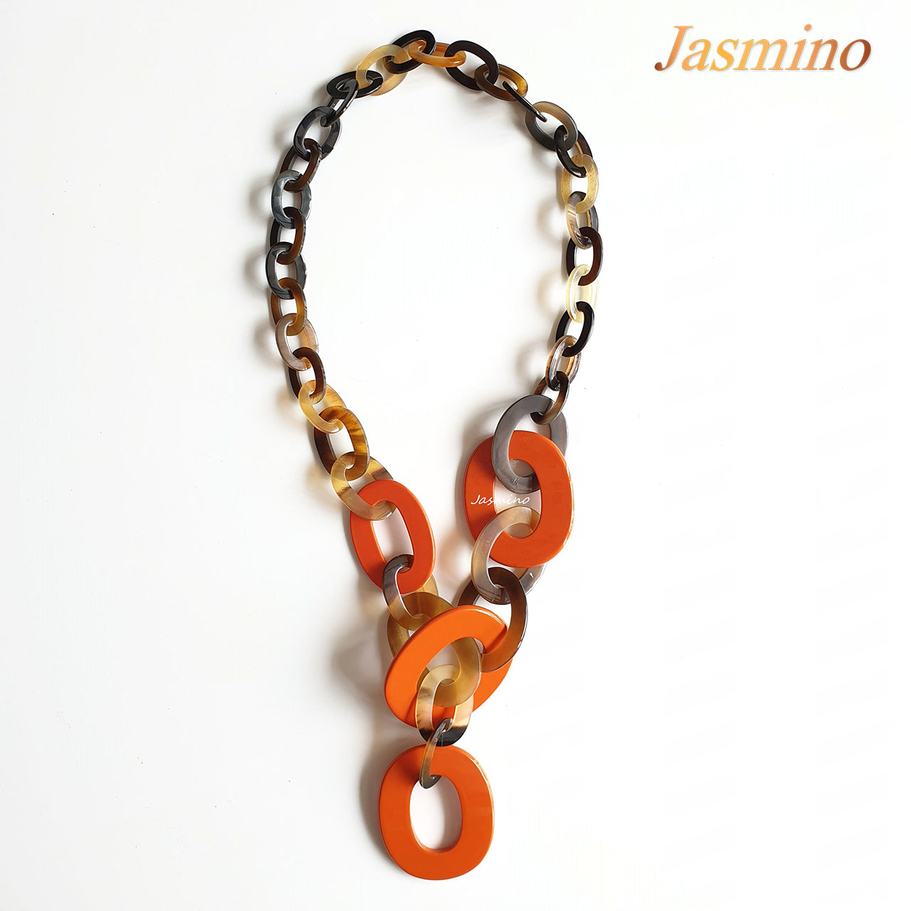 Jasmino Unique Meaningful Gift Collection For Her Orange Chain
