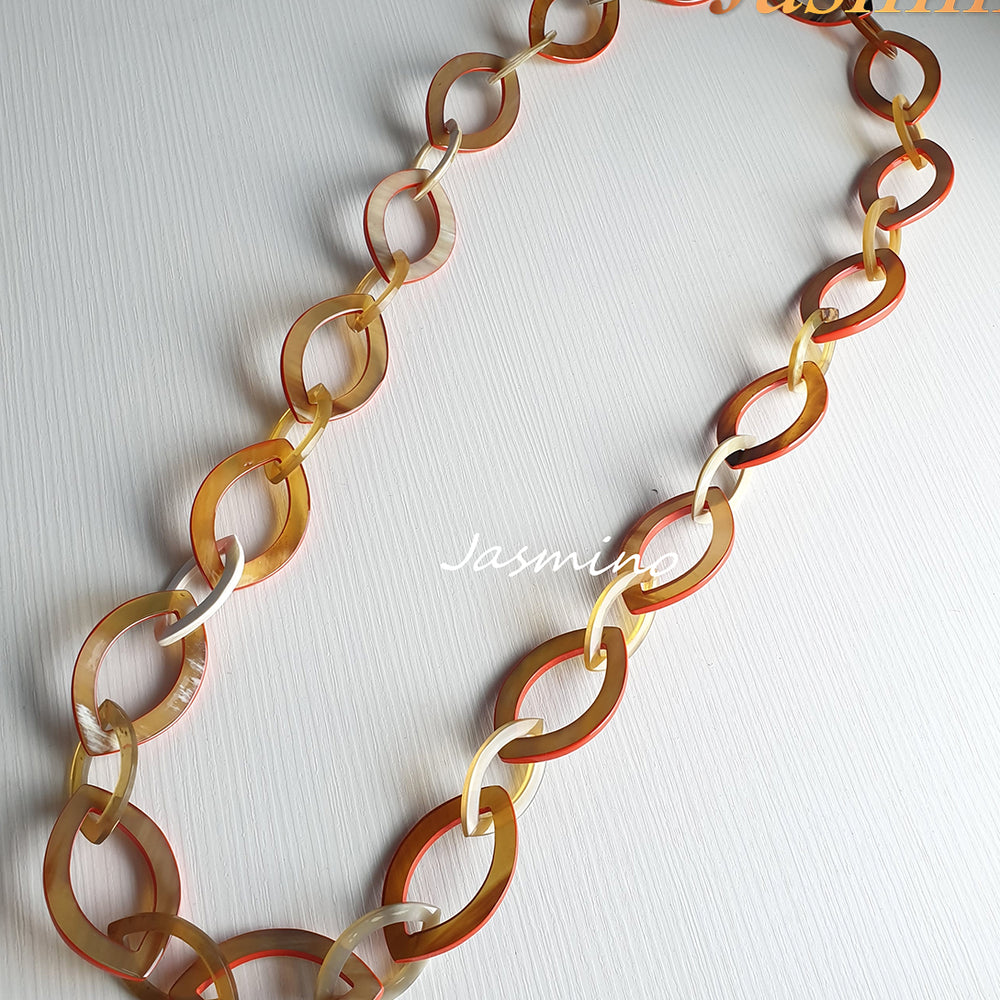 
                  
                    chunky necklace in natural light, Unique gift for her
                  
                