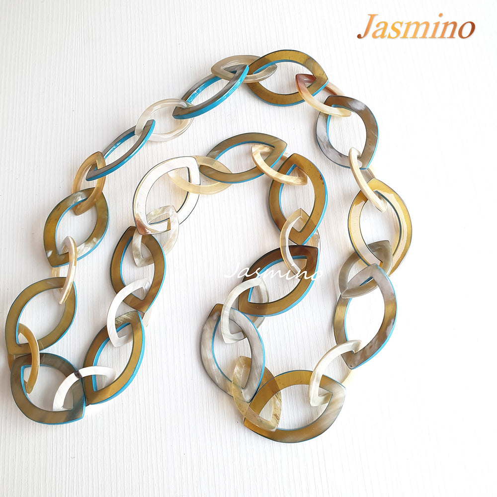 
                  
                    chunky necklace in natural light, Unique gift for her
                  
                