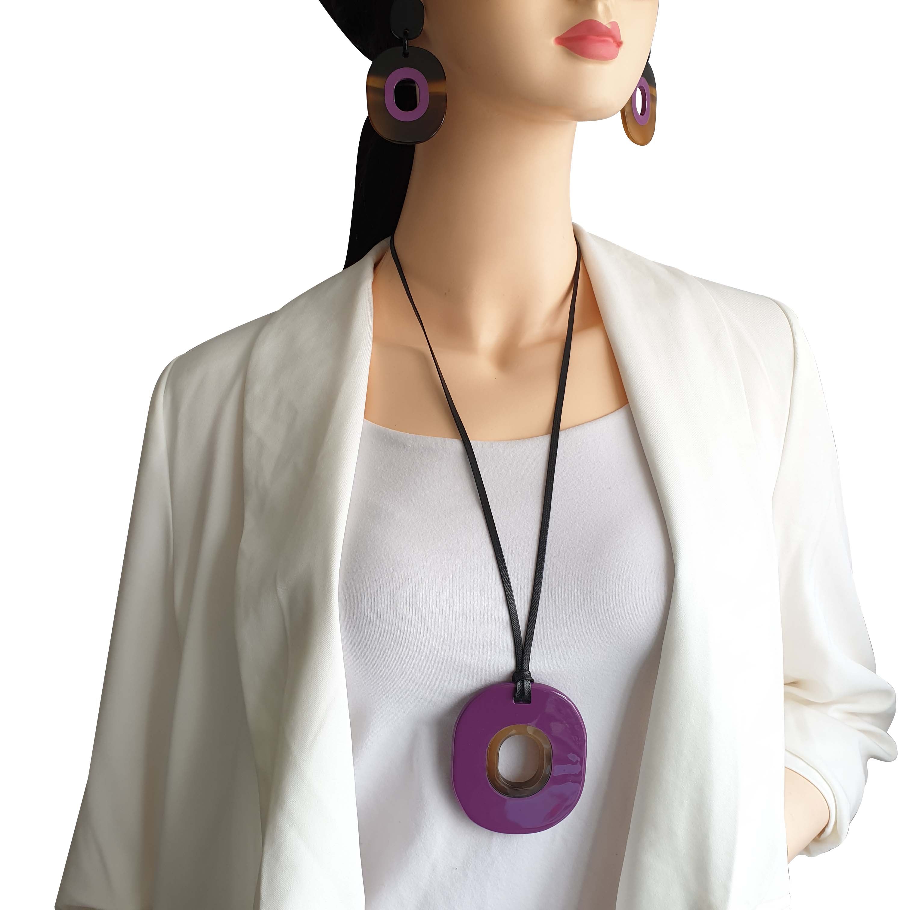 Hermès XL Kali Horn Necklace - Ann's Fabulous Closeouts