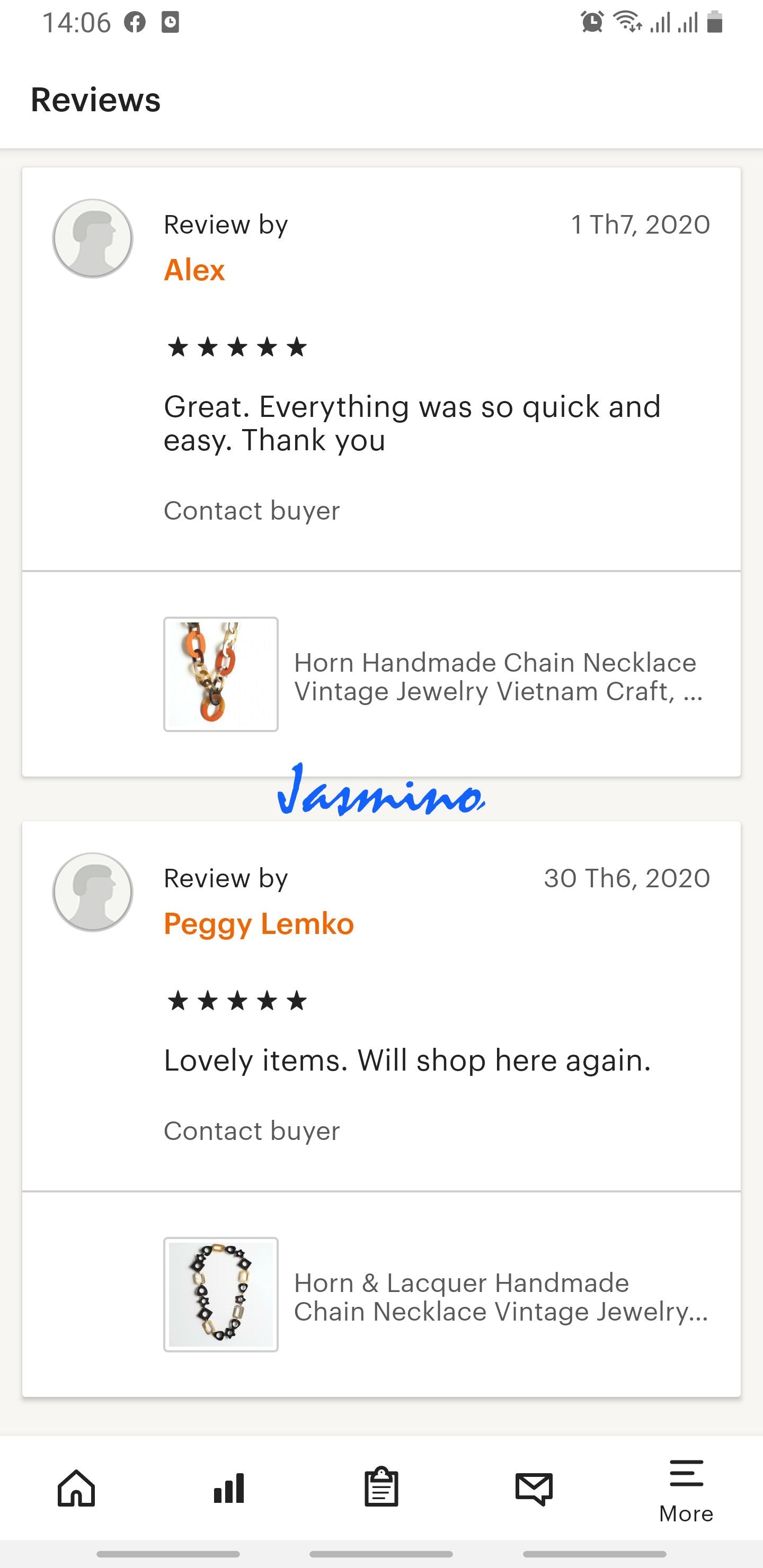 Alex Horn Jewelers Charming Buffalo Horn Necklace J17369, Made