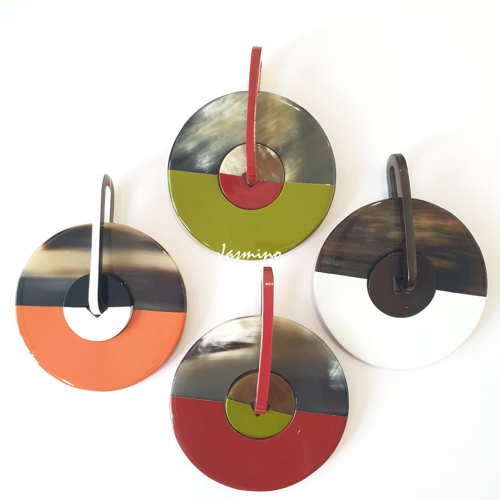 
                  
                    4 colorful pendants in the white background
                  
                